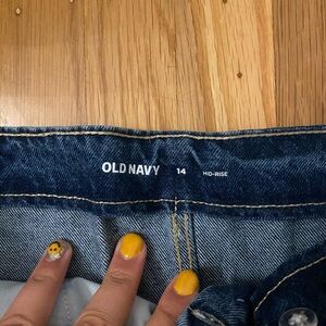 Old Navy Women's Blue Midi Skirt